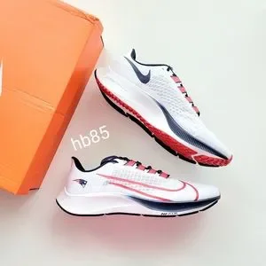 Nike Zoom Pegasus 37 New England Patriots White University Red Men\'s 12.5 Nike | Shoes | Nike Zoom Pegasus 37 Patriots White  main image 4